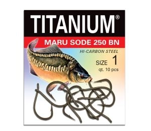 Háčiky Titanium Maru Sode veľ.10